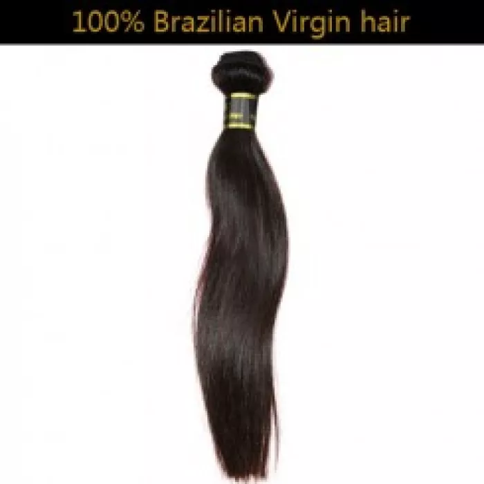 -100% Virgin Brazilian Remy Hair Weft Straight