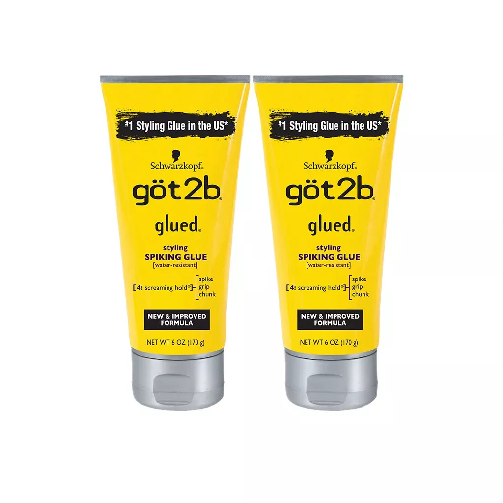 (2 pack) got2b Glued Styling Spiking Glue 6oz