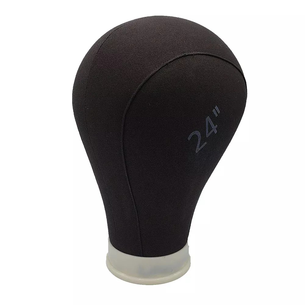 Mannequin Canvas Head 24" BLACK