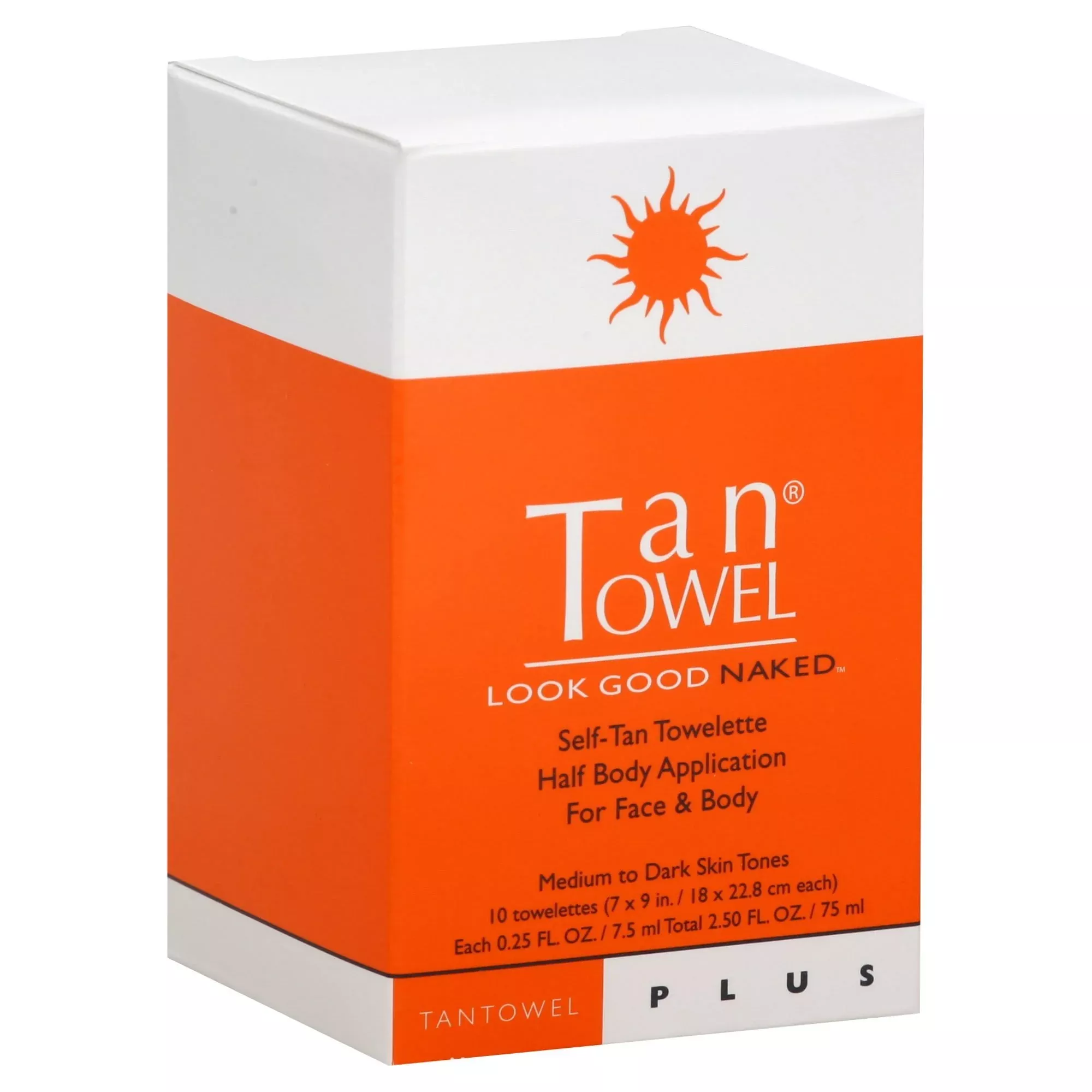 Tan Towel Half Body Plus 10 Pack