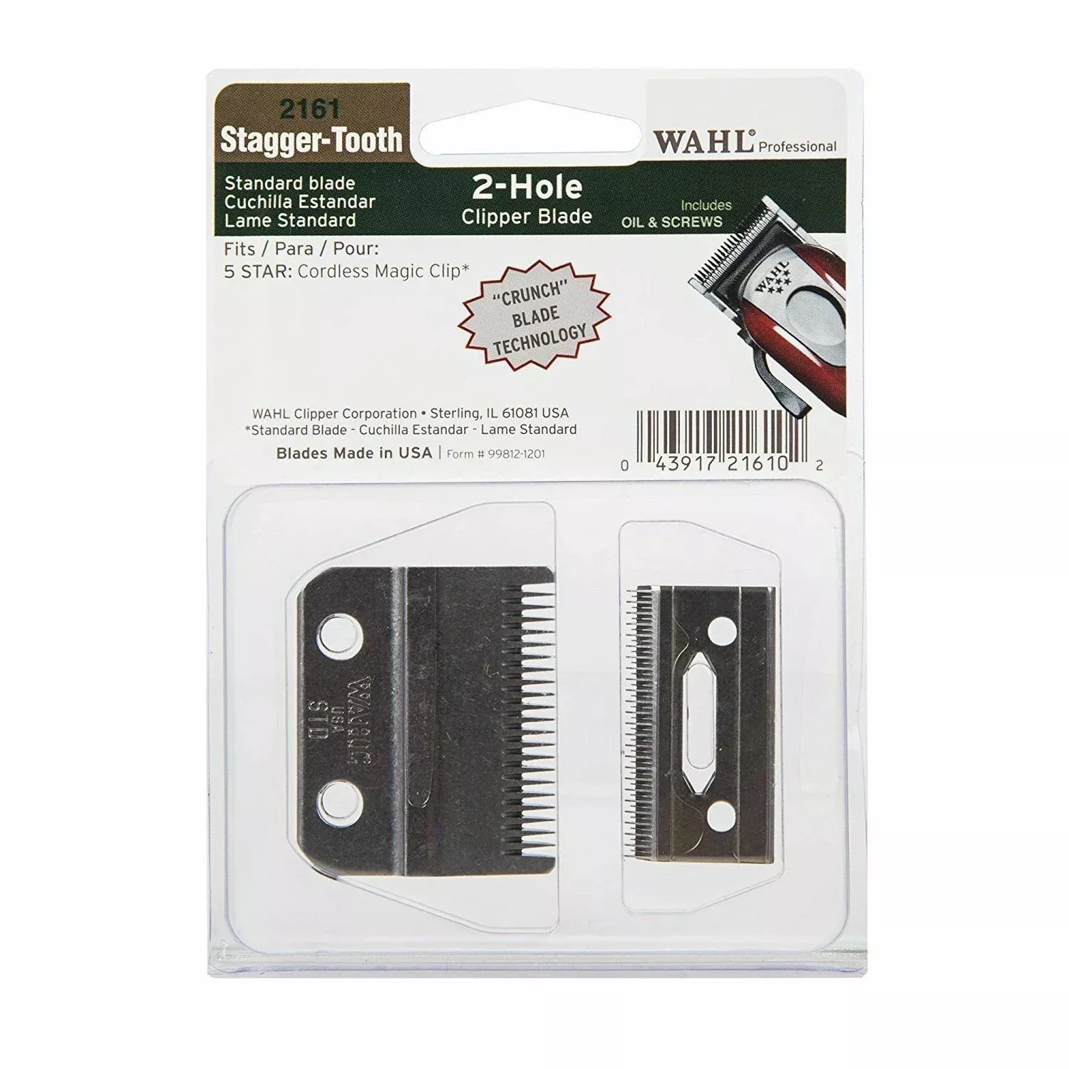 Wahl Stagger Tooth Clipper Blade 2161